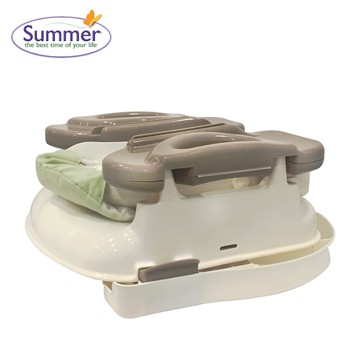 [Mã BMBAU300 giảm 7% đơn 499K] Ghế ăn Deluxe Summer Infant - Xanh/Kẻ/Hồng - USA.