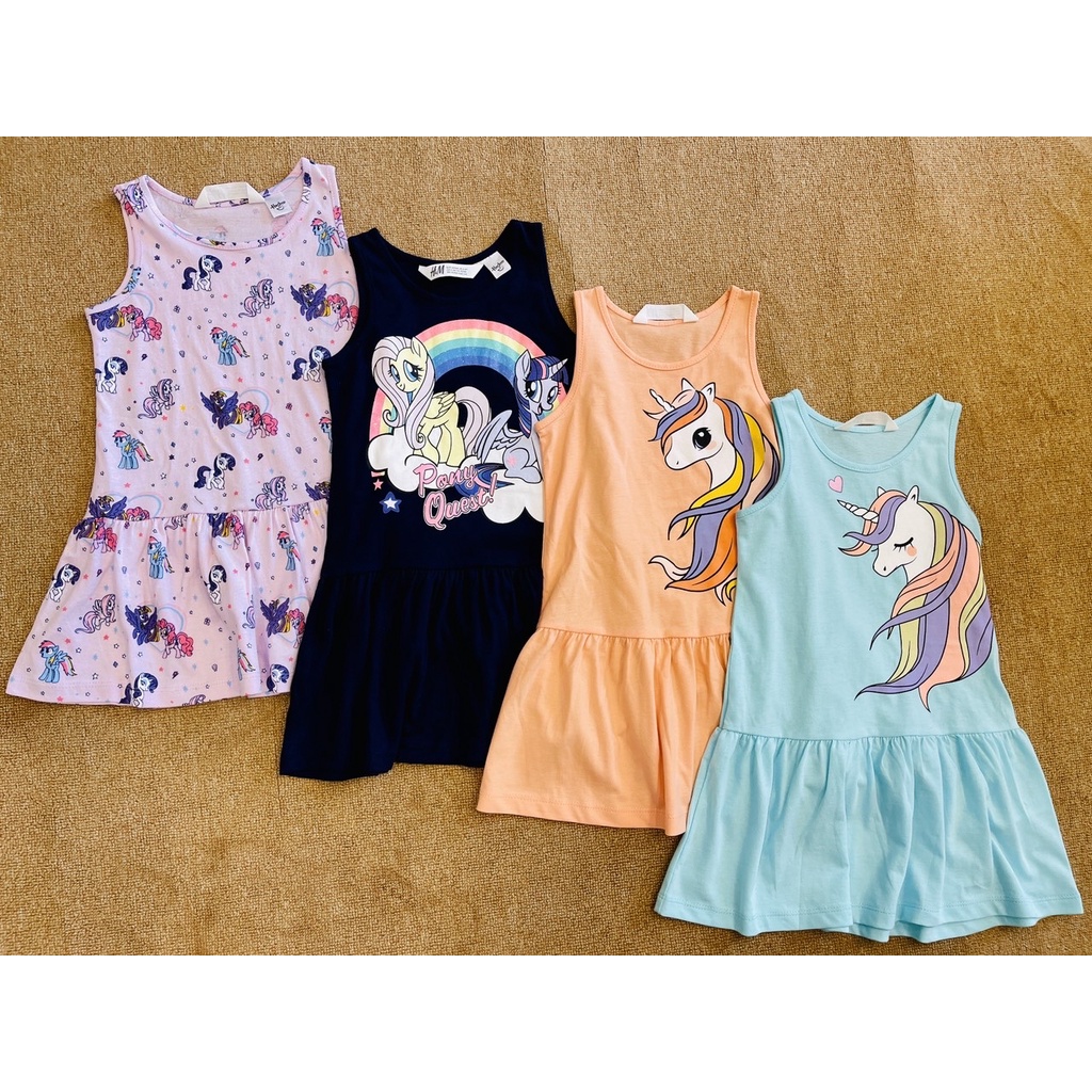 Váy cotton ba lỗ HM nhiều hình BG - hoạ tiết pony