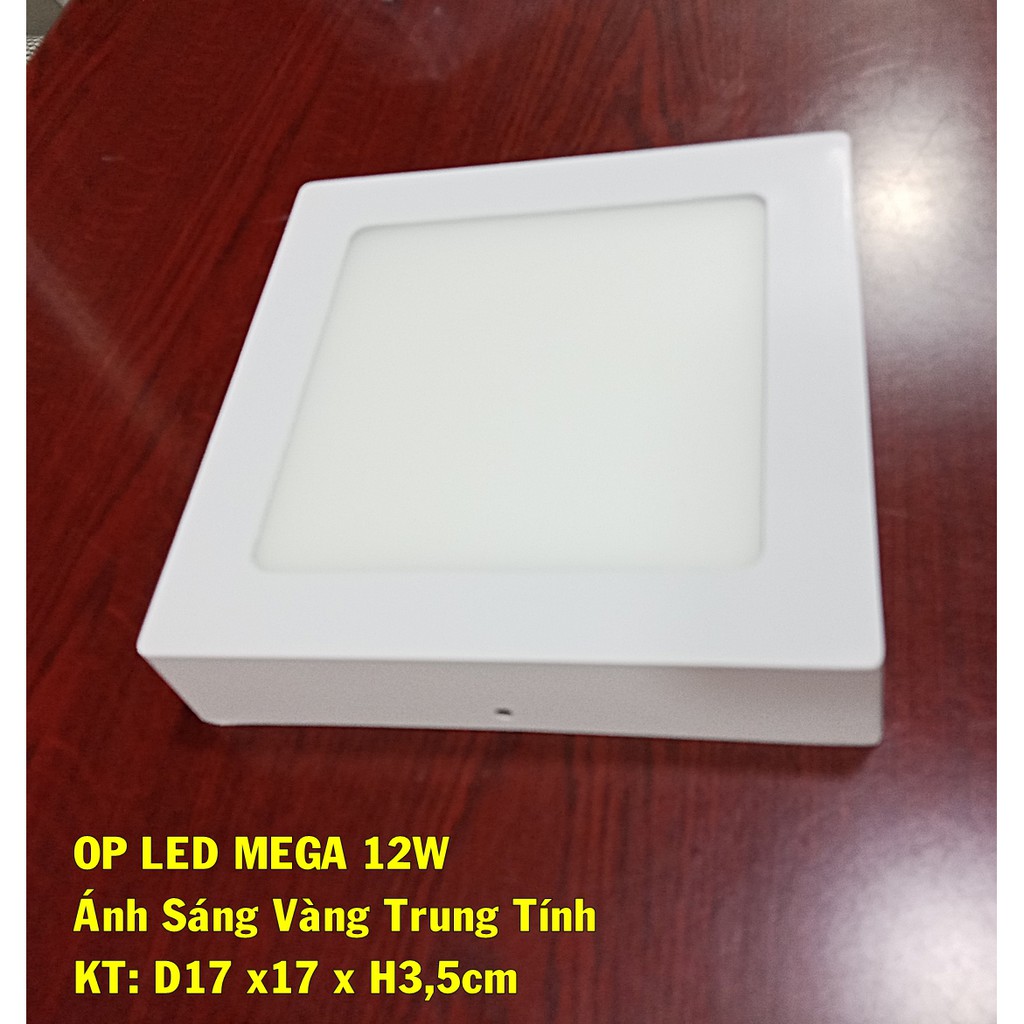 Đèn ốp trần LED 12w Lắp Nổi