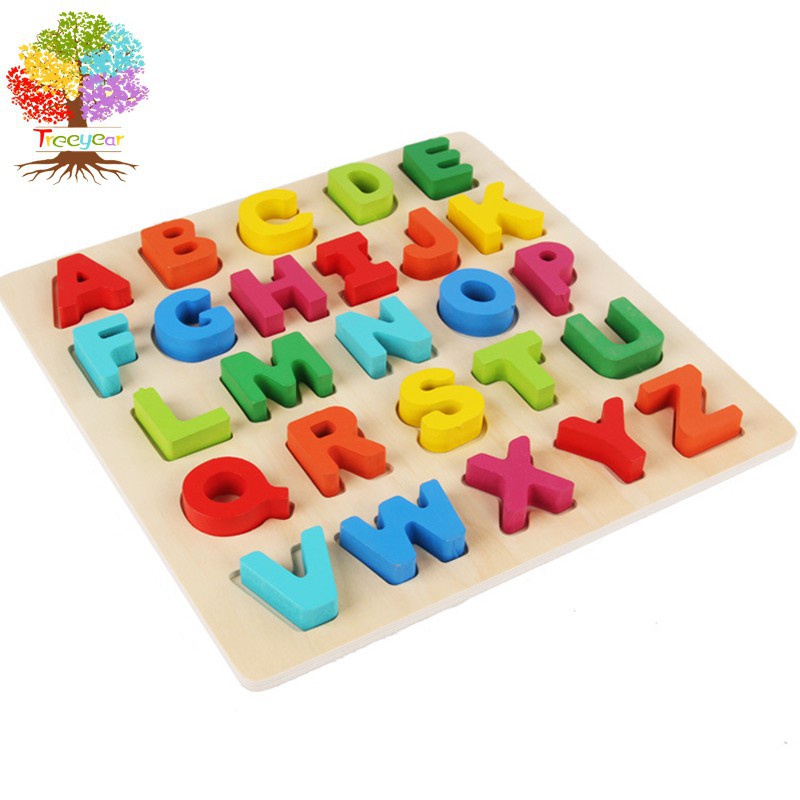 Câu đố bảng chữ cái, câu đố chữ & số ABC cho trẻ mới biết đi 1 2 3 tuổi, Đồ chơi học tập mầm non cho trẻ em, quà tặng câu đố giáo dục cho bé trai và bé gái