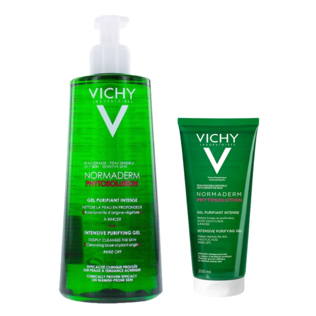 Sữa rửa mặt Vichy dạng gel cho da hỗn hợp nhạy cảm, loại bỏ dầu, bụi bẩn - Shop Viloet