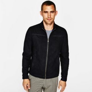 Áo khoác da lộn ZARA MAN