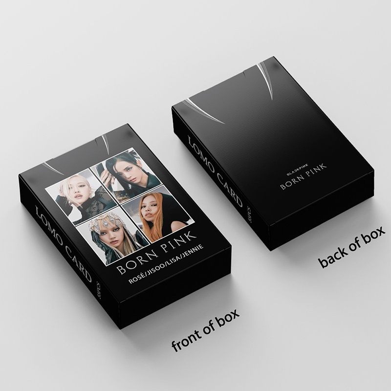 BLACKPINK LOMO Card Set 55 Tấm Thẻ Ảnh BORN PINK Hình Nhóm Nhạc