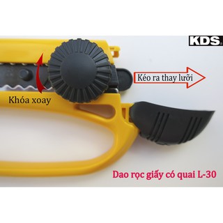 Dao rọc giấy có quai KDS L-30