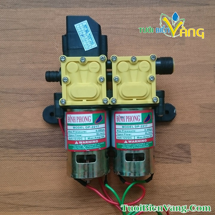 Máy bơm mini đôi tăng áp lực nước