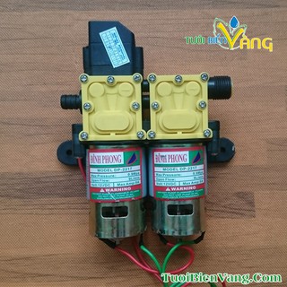 Máy bơm mini đôi tăng áp lực nước