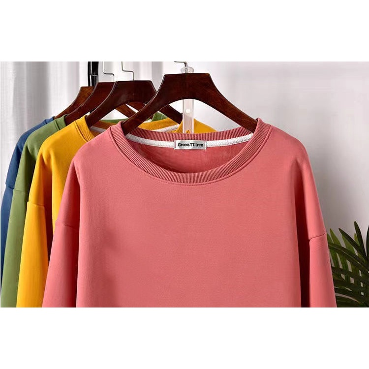 Áo Sweater Tay Dài Dáng Rộng In Họa Tiết Hoạt Hình Phong Cách Hàn Quốc Thời Trang Mùa Thu Cho Nữ C9572 [40-150KG]