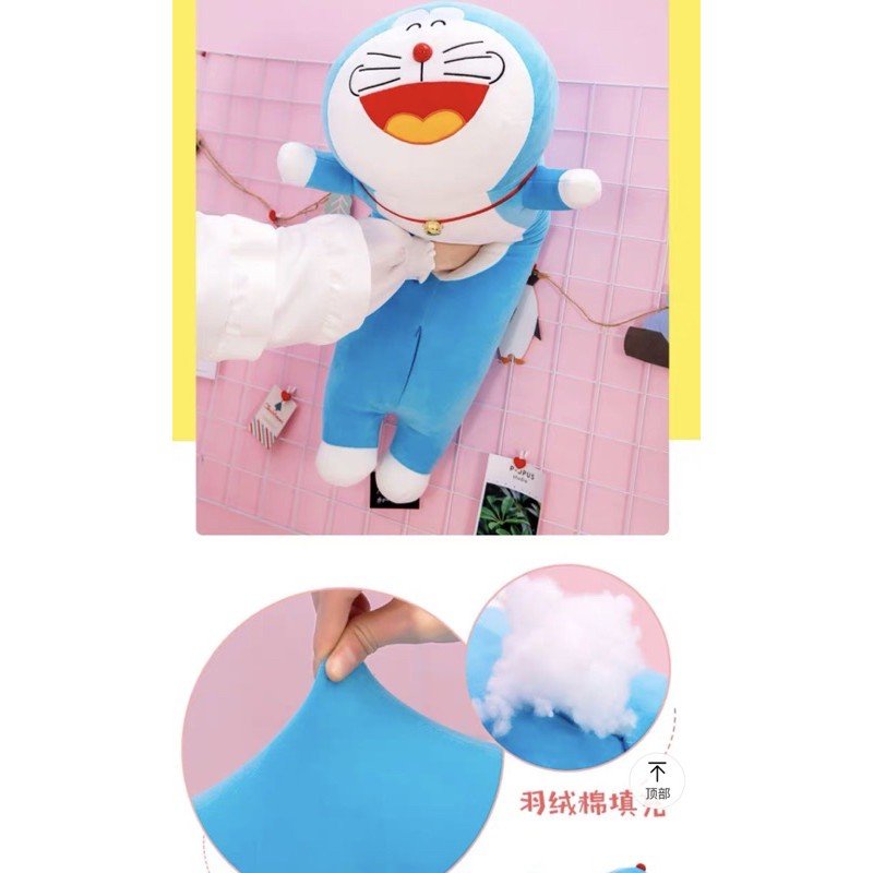 Gấu bông doremon bé bự chất liệu vải MINISO đáng yêu nghộ nghĩnh