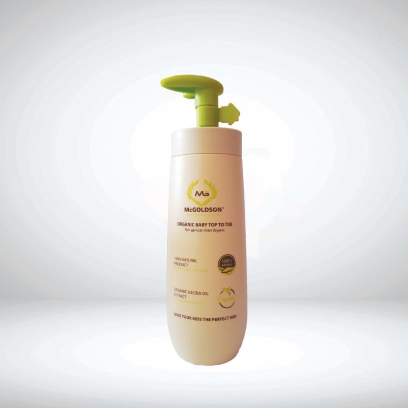 Sữa Tắm gội toàn thân Organic không cay mắt cho Bé 350ml MC GOLDSON / MCGOLDSON
