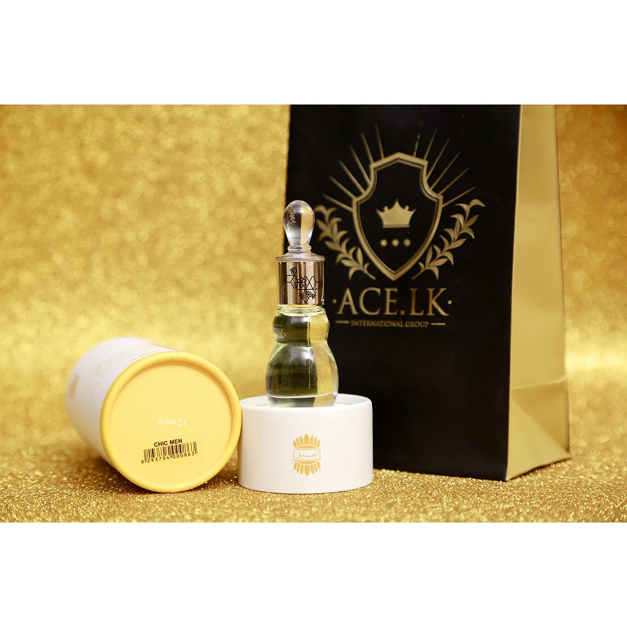 Tinh Dầu Nước Hoa Nam Dubai CHIC MEN - ANGEL CONCENTRATED PARFUME 12ml | Thế Giới Skin Care