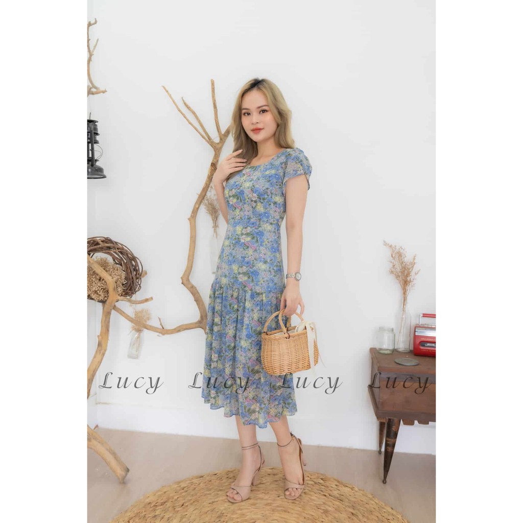 Đầm Rufina 1079 Váy Lucy voan hoa giá tốt | BigBuy360 - bigbuy360.vn
