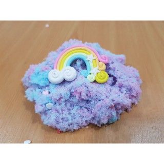 Bộ Kit Làm Slime Mây Gồm (Charm + Cốm + Basic Slime + Hũ + 2 Màu)