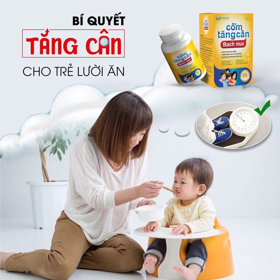 Cốm tăng cân Bạch Mai - Kích thích ăn ngon, tăng hấp thu ở trẻ biếng ăn, chậm lớn [COMBO 2 HỘP GIẢM 10%]