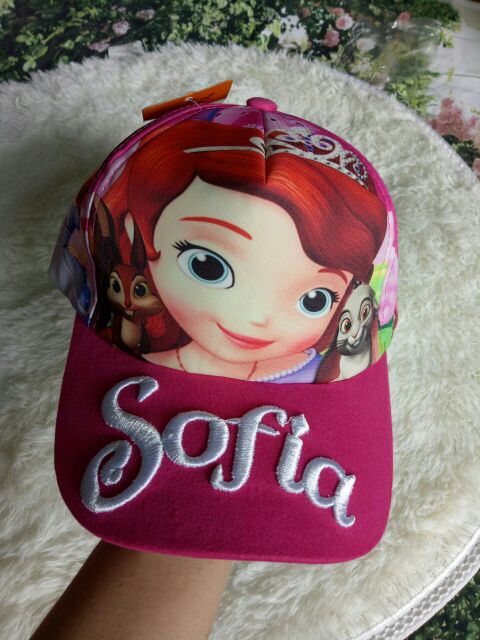 Mũ nón in hình công chúa Sofia/ Elsa/ Barbie cho bé gái SS0020