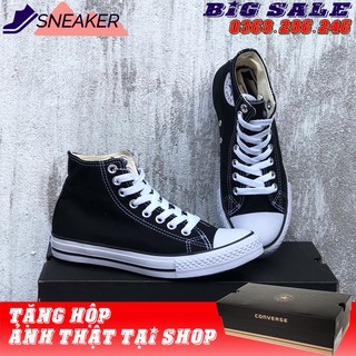 [⚡⚡ GIÀY THỂ THAO⚡⚡ ] Giày Convese Đen Trắng Cao Cổ  Size Nam Nữ