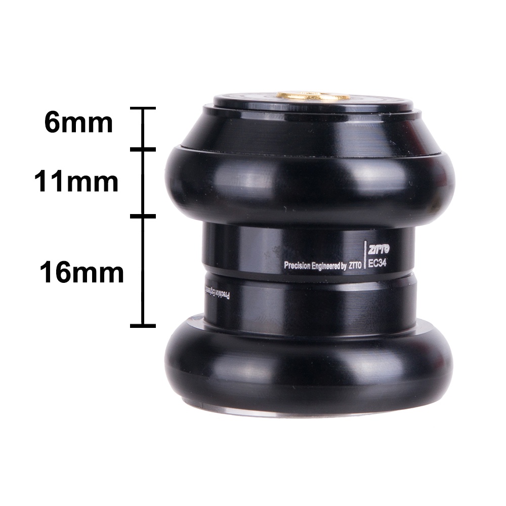 Tai gắn ống thẳng ZTTO 3434S 34mm EC34 CNC 1-1/8 28.6 chuyên dụng cho xe đạp MTB