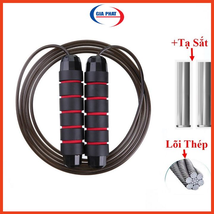 Dây nhảy tập thể dục thể thao giảm cân lõi thép 2,8m siêu bền