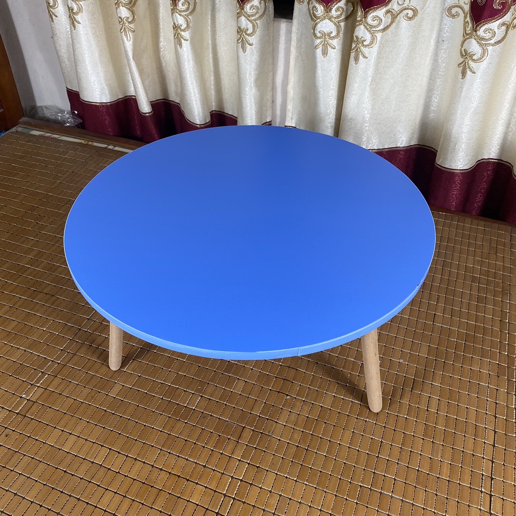 Bàn Trà, Bàn Tròn Sofa Chân Gỗ Tự Nhiên cao cấp , Cao 30cm, 40cm, 50cm havaco GH01