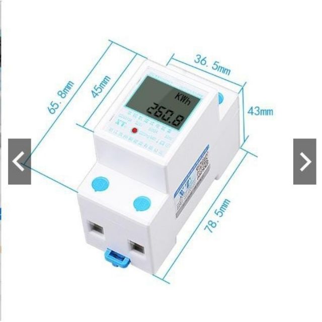 Công tơ điện tử, thiết bị đo công suất SAITON ABB 65A SHOP CHUNGLYLYNGHIA