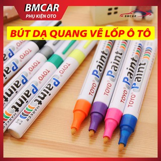 Bút Dạ Quang Vẽ Lốp Xe Ô Tô Chống Nước Siêu Bền Màu