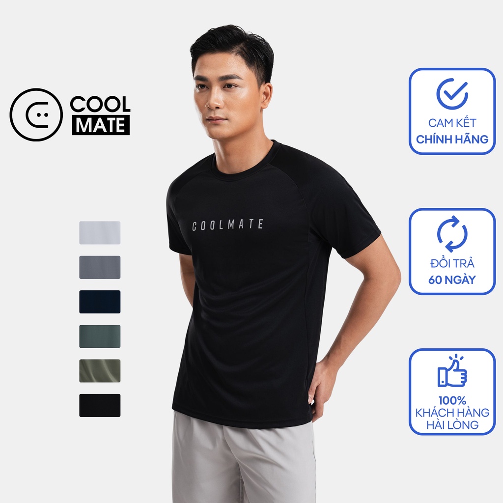 Áo thun thể thao nam Recycle Active V2 thoáng khí nhanh khô - thương hiệu Coolmate
