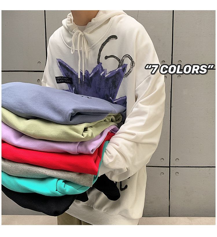 Áo hoodie thời trang thu đông dáng rộng cho nam | BigBuy360 - bigbuy360.vn