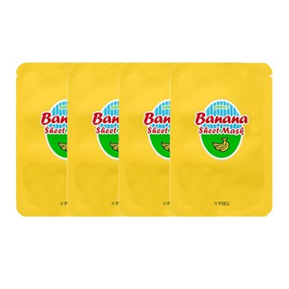 Bộ 4 Miếng Mặt Nạ A'pieu Banana & Honey (23gr x 4 Miếng)