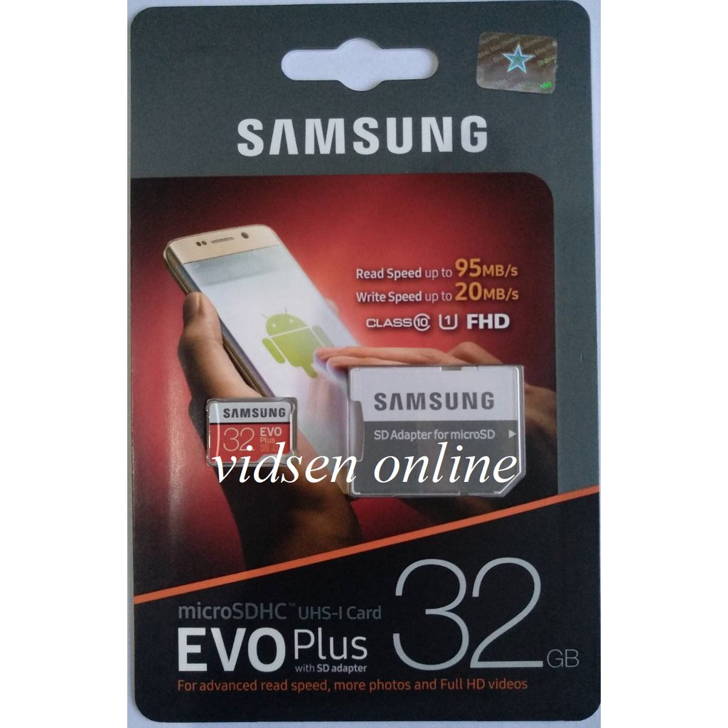 Thẻ Nhớ Samsung Evo Plus Micro Sd / Microsd 32gb 95mbps