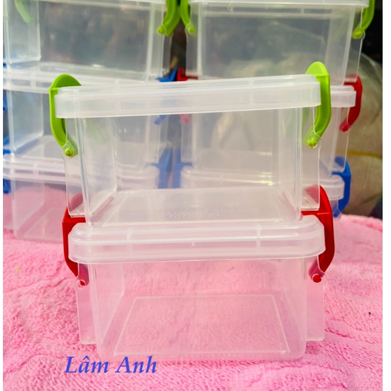 Hộp Nhựa Quai Gài Mini Siêu Tiện Lợi