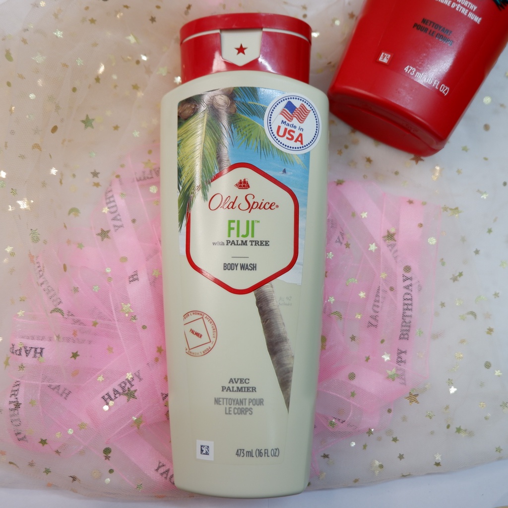 Sữa tắm Old spice timber/ bearglove/ fiji 473ml nhập Mỹ NPP shoptido