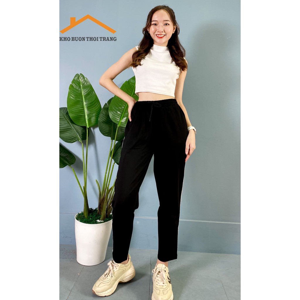 Quần nữ 1 sọc thể thao kiểu dáng cá tính | BigBuy360 - bigbuy360.vn