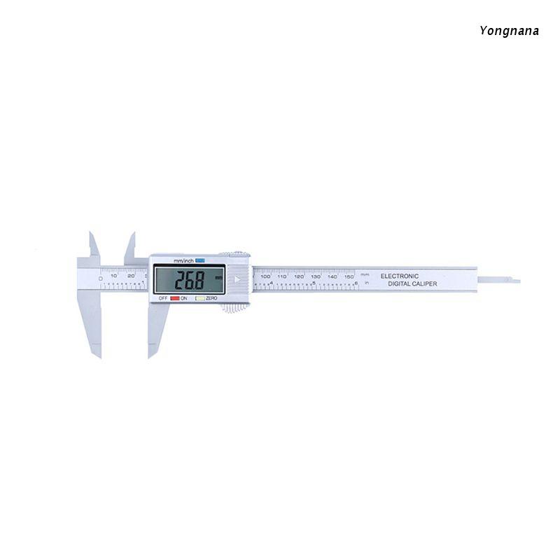 Thước đo điện tử 6 inch 150mm LCD bằng sợi carbon