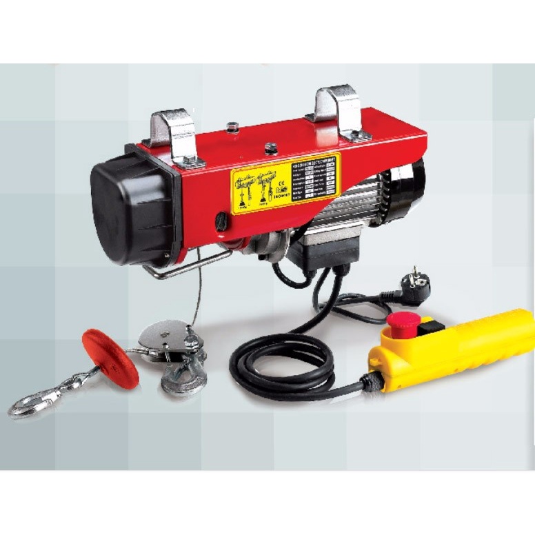Máy tời điện 800kg, cáp 30m, máy tời treo PA800, có thể nâng các vật nặng bằng dây xích hoặc dây cáp