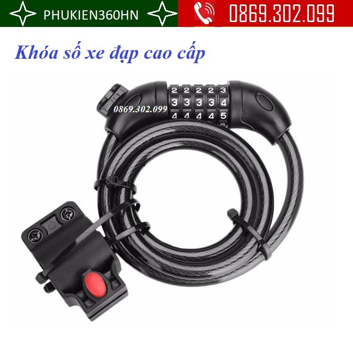 Khóa số xe đạp cao cấp