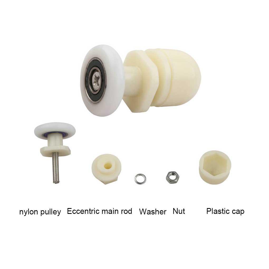 Set 8 Bánh Xe Ròng Rọc Thay Thế Cho Cửa Nhà Tắm Khách Sạn