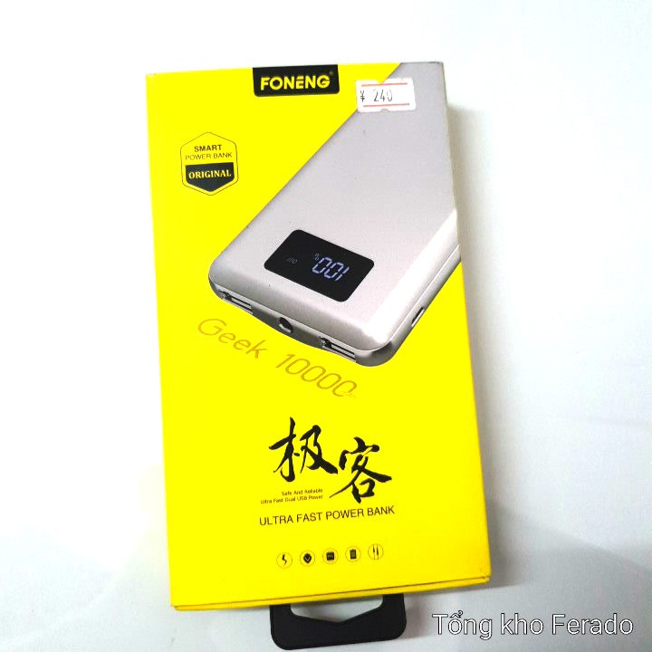 Pin sạc dự phòng FONENG GEEK 10000 mAH ( CHÍNH HÃNG )