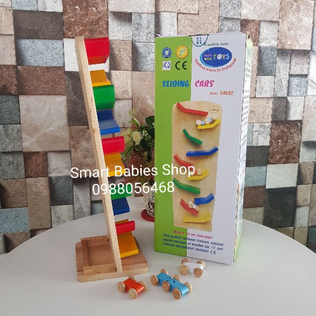 Vách xe rượt đuổi Winwintoys Việt Nam - Đồ chơi gỗ giải trí thông minh