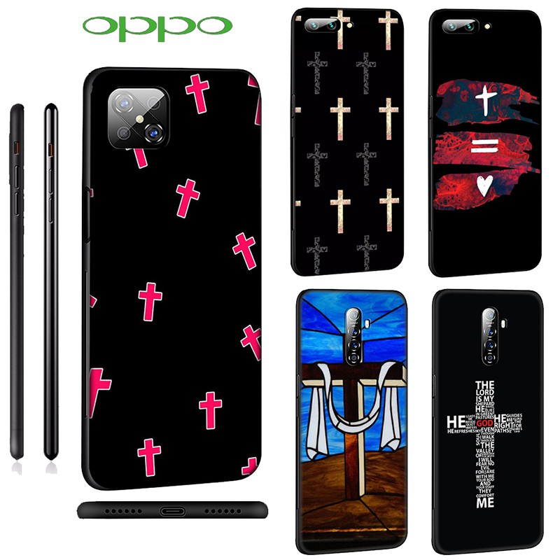 Ốp Lưng Mềm In Hình Thánh Giá Cho Oppo A93 A73 A53 A32 A31 2020 A91 F15 A8 A52 A72 A92 A92S A12 A12S A12E