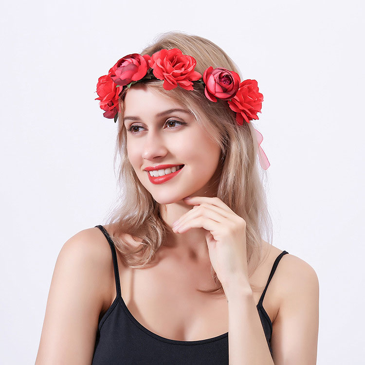 Vòng Hoa Đội Đầu Cho Cô Dâu