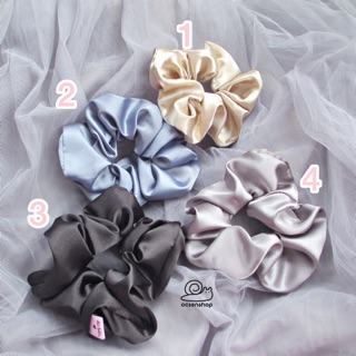 (Ocsenshop) Scrunchies satin bóng 1~18