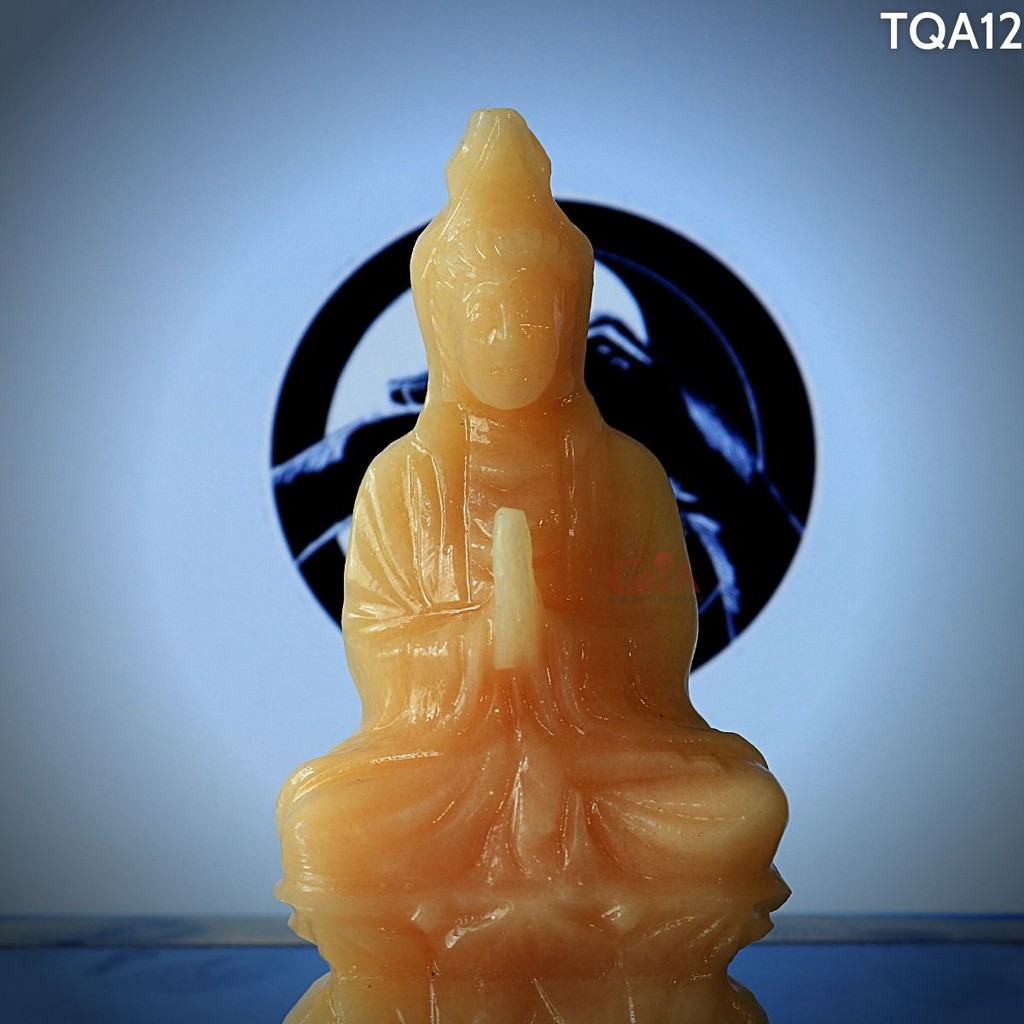 Tượng Phật Quan Âm và Linh Phù Bình An (tặng kèm đế hoa sen dán xe hơi) | BigBuy360 - bigbuy360.vn