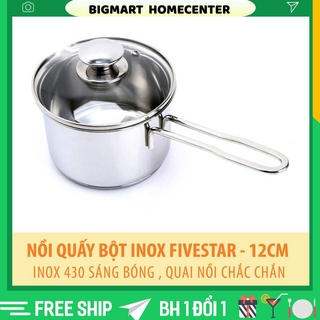 Nồi Quấy Bột ⭐️FREESHIP⭐️ Xoong Nấu Bột Inox Fivestar An Toàn Cho Bé