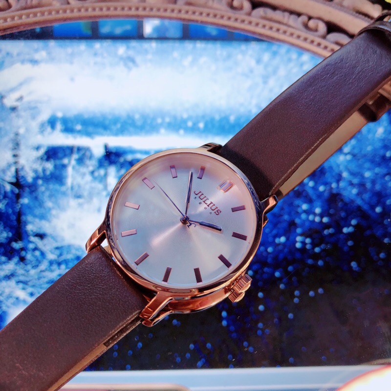 Đồng hồ Nữ Julius chính hãng Hàn Quốc JA 1200L Xám