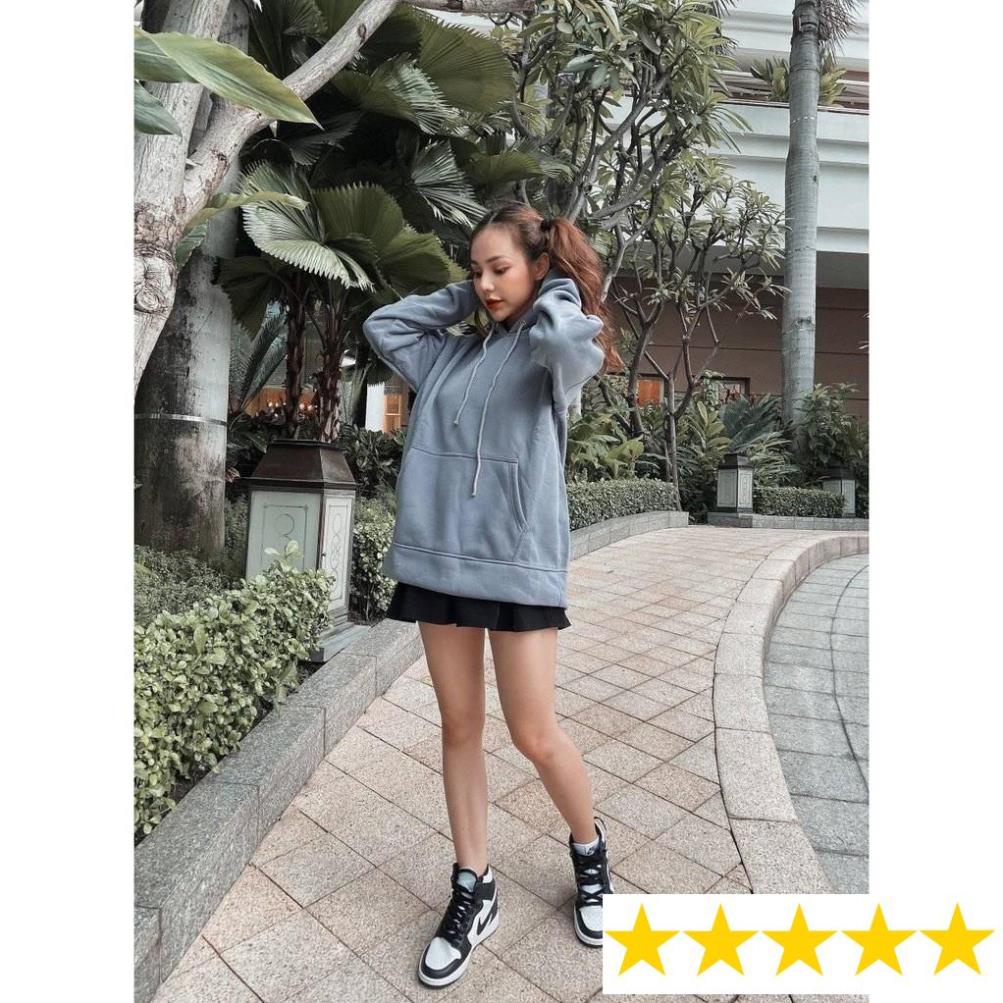 Áo khoác Hoodie nam trơn màu Xám Chì -  quần áo nam nữSTORE