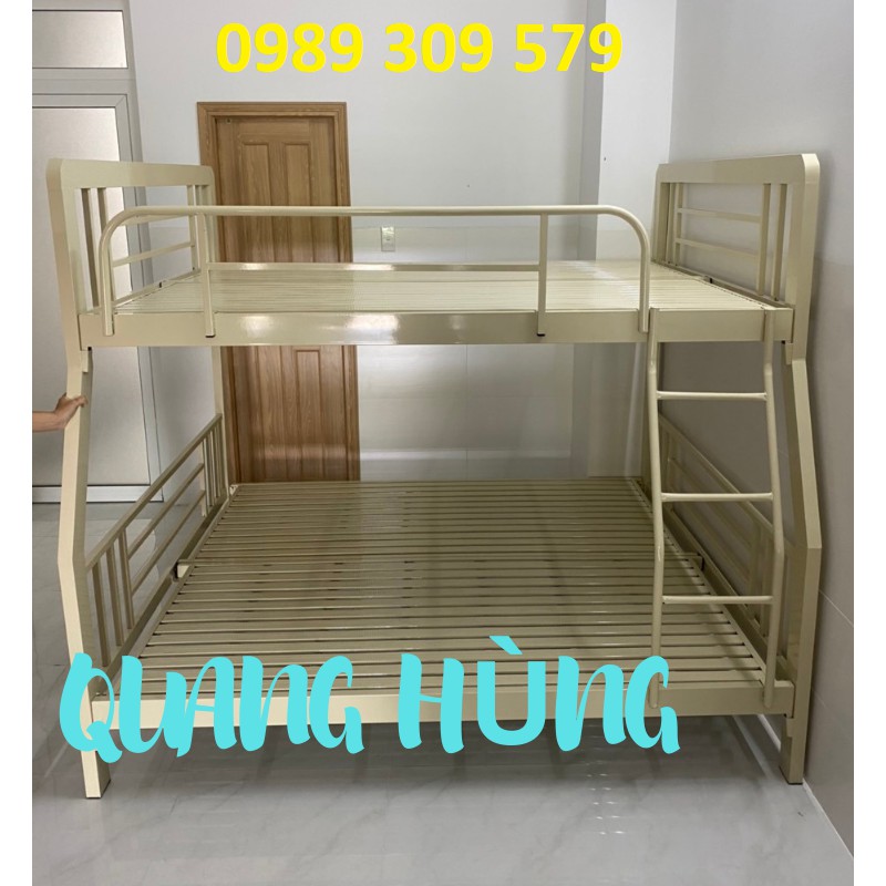 GIƯỜNG TẦNG SẮT HỘP VUÔNG  1M4/1M6 CAO CẤP HCM