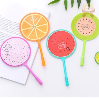 Bút quạt hình hoa quả hoạt tiết cute dễ thương