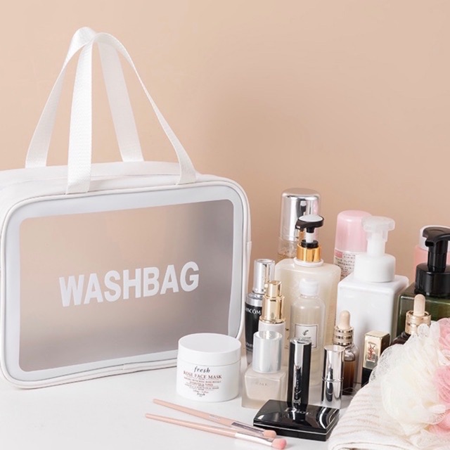 Set 3 túi đựng mỹ phẩm, Đồ trang điểm du lịch chống thấm nước Washbag Hàng đẹp