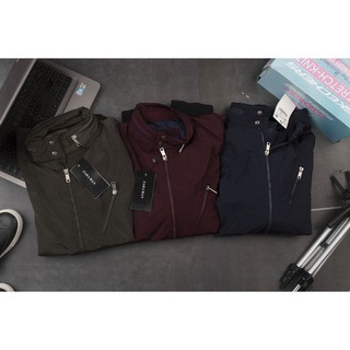 Áo khoác gió nam hàng hiệu form slimfit ảnh thật