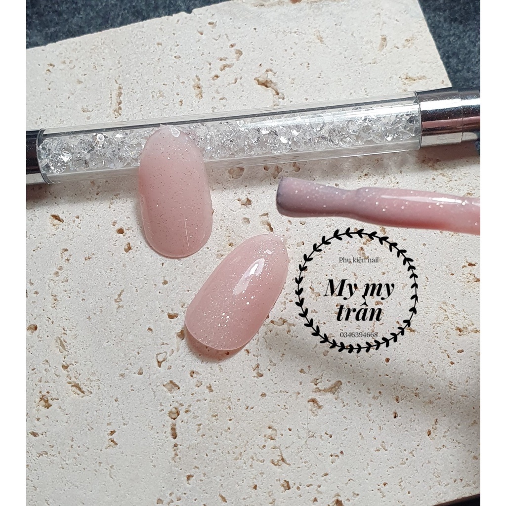 Sơn gel màu thạch hồng kim cương