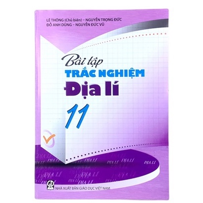 Sách - Bài tập trắc nghiệm Địa Lí lớp 11.